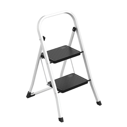 Scaletta pieghevole in Acciaio a 2 gradini - Nero e bianco by CeramicStore | Lo specialista del tuo bagno