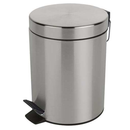 Pattumiera a pedale da 5L in Acciaio modello Sydney - Spazzolato by CeramicStore | Lo specialista del tuo bagno
