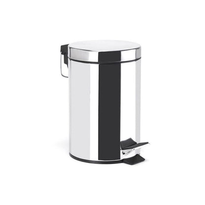 Pattumiera a pedale in acciaio inox 5L modello Mirror - Cromato by CeramicStore | Lo specialista del tuo bagno