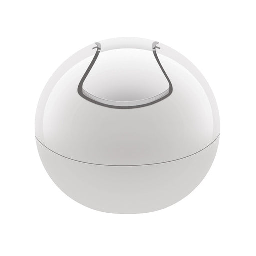 Pattumiera da 1L con coperchio basculante rimovibile modello Bowl - Total White by CeramicStore | Lo specialista del tuo bagno
