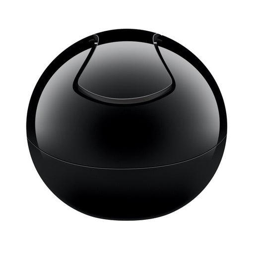 Pattumiera da 1L con coperchio basculante rimovibile modello Bowl - Total Black by CeramicStore | Lo specialista del tuo bagno