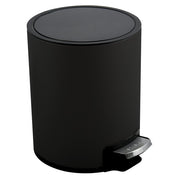 Pattumiera a pedale da 3L modello Riku in Acciaio Inox - Nero Opaco by CeramicStore | Lo specialista del tuo bagno