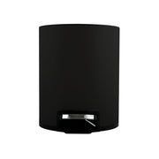 Pattumiera a pedale da 3L modello Riku in Acciaio Inox - Nero Opaco by CeramicStore | Lo specialista del tuo bagno