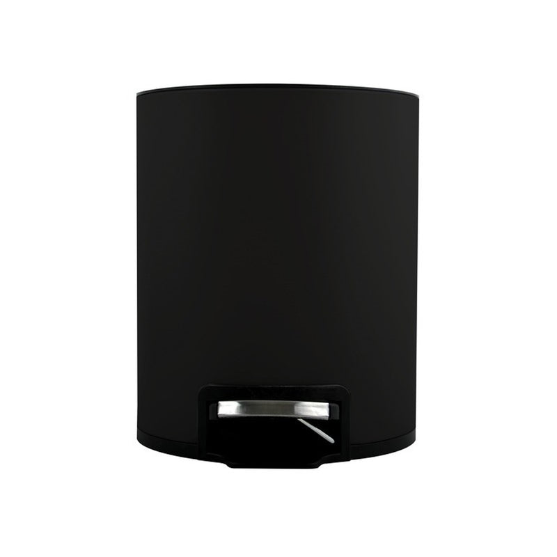 Pattumiera a pedale da 3L modello Riku in Acciaio Inox - Nero Opaco by CeramicStore | Lo specialista del tuo bagno