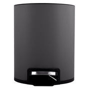 Pattumiera a pedale da 3L modello Riku in Acciaio Inox - Grigio Opaco by CeramicStore | Lo specialista del tuo bagno