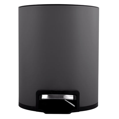 Pattumiera a pedale da 3L modello Riku in Acciaio Inox - Grigio Opaco by CeramicStore | Lo specialista del tuo bagno