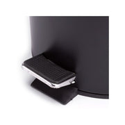 Pattumiera a pedale da 5L in Acciaio Inox - Nero by CeramicStore | Lo specialista del tuo bagno