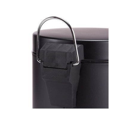Pattumiera a pedale da 5L in Acciaio Inox - Nero by CeramicStore | Lo specialista del tuo bagno