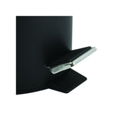 Pattumiera a pedale modello Unis da 20L in Acciaio - Nero opaco by CeramicStore | Lo specialista del tuo bagno