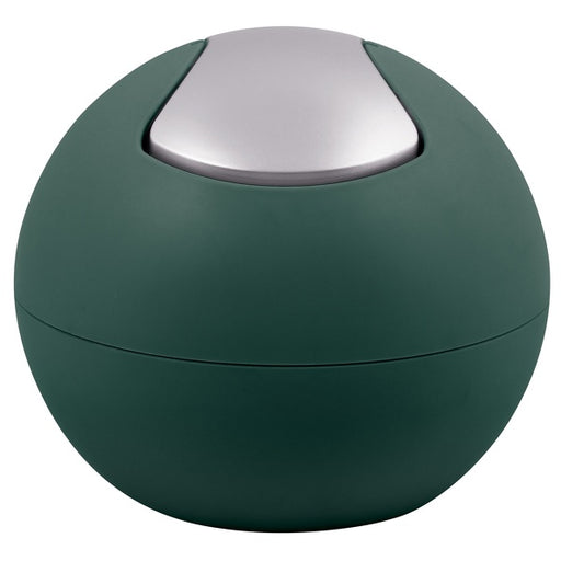 Pattumiera da 1L con coperchio basculante rimovibile modello Bowl - Verde Matt by CeramicStore | Lo specialista del tuo bagno