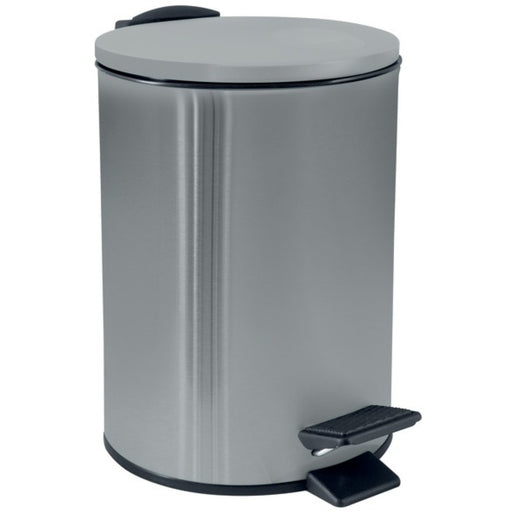 Pattumiera a pedale 3L in Acciaio Inox modello Adelar - Spazzolato by CeramicStore | Lo specialista del tuo bagno