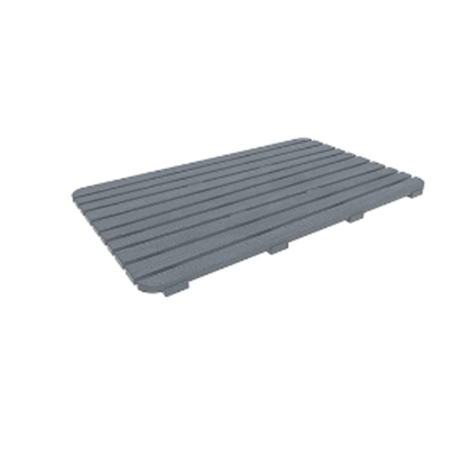 Pedana doccia rigida modello Woody 80x50 cm - Grigia by CeramicStore | Lo specialista del tuo bagno