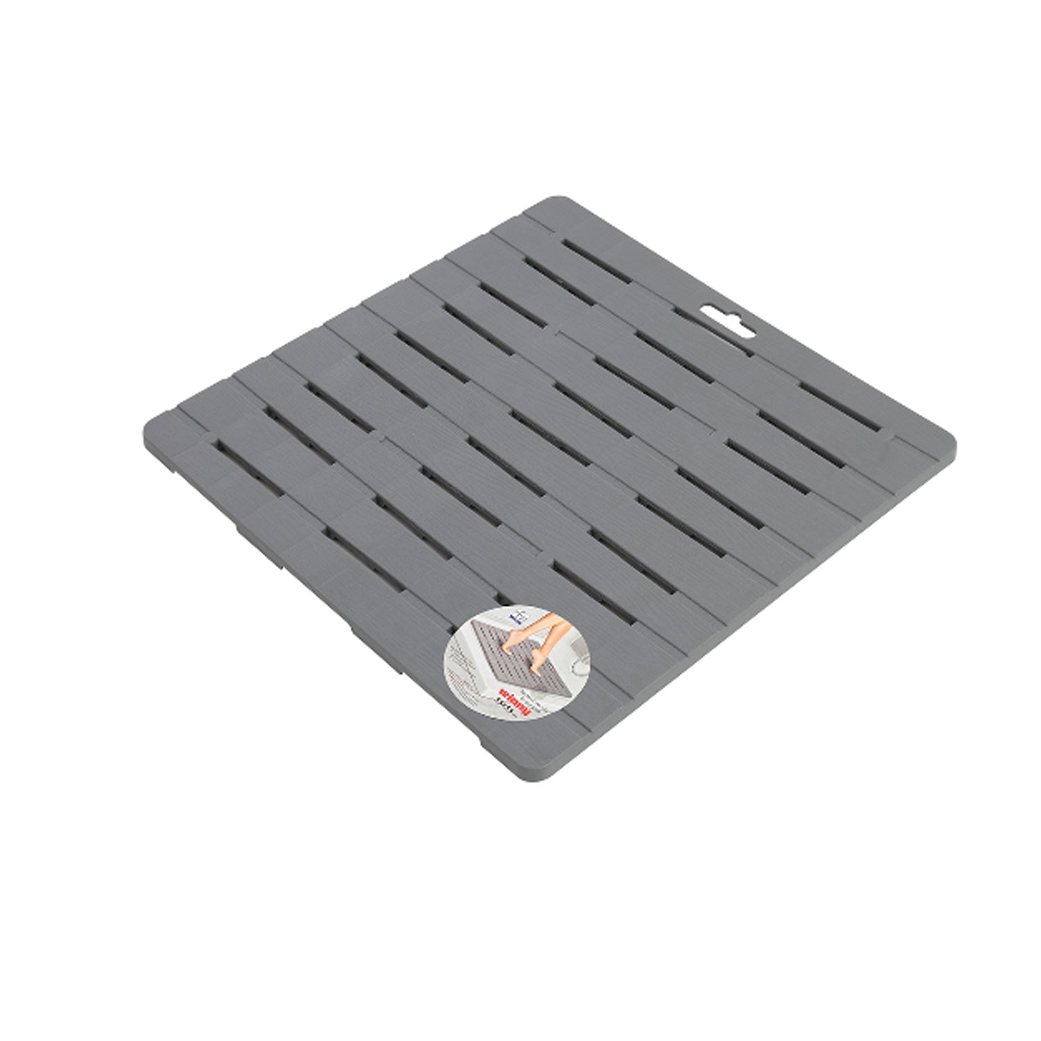 Pedana doccia rigida modello Winny 55x55 cm - Grigia by CeramicStore | Lo specialista del tuo bagno
