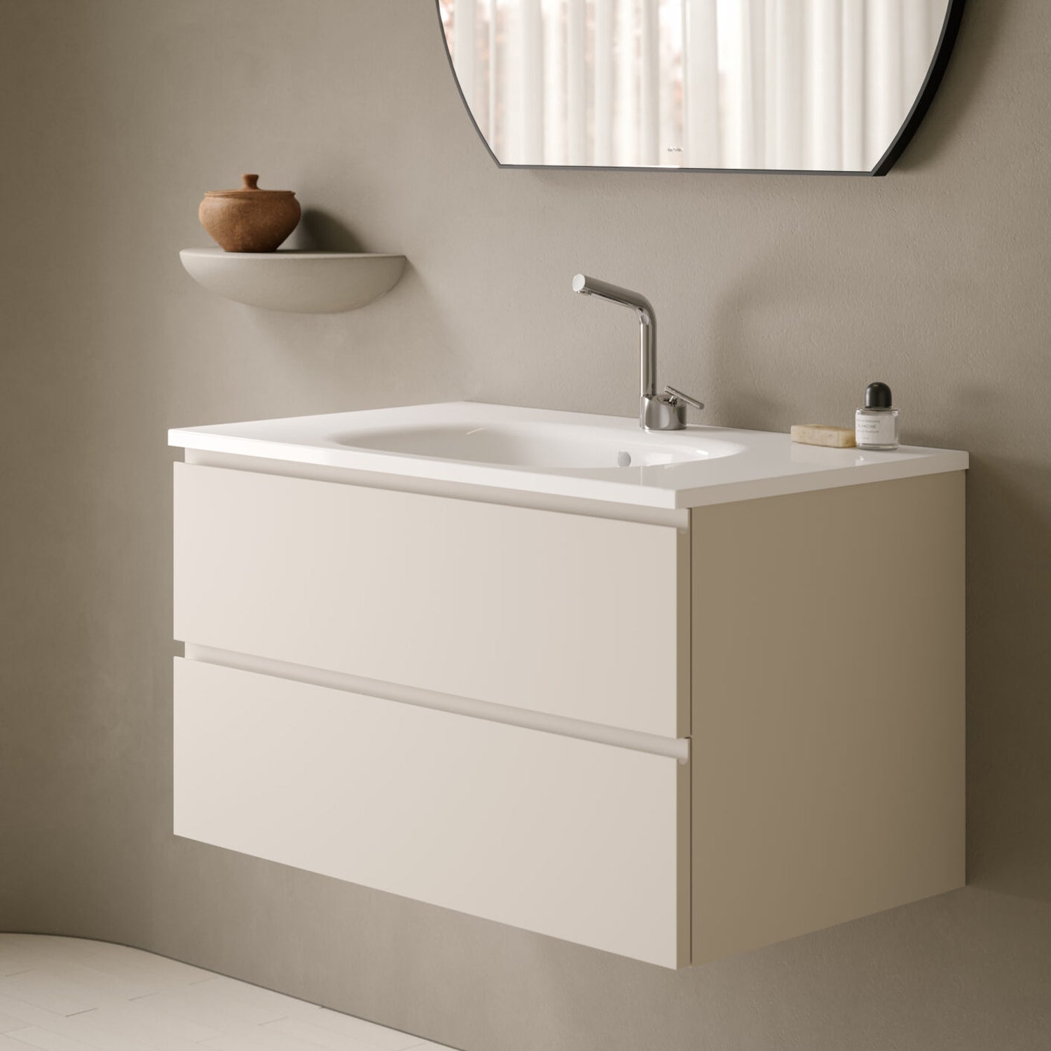 Lavabo sospeso o su base Boulevard 96x51x18 cm Ceramica Globo - Bianco lucido by CeramicStore | Lo specialista del tuo bagno
