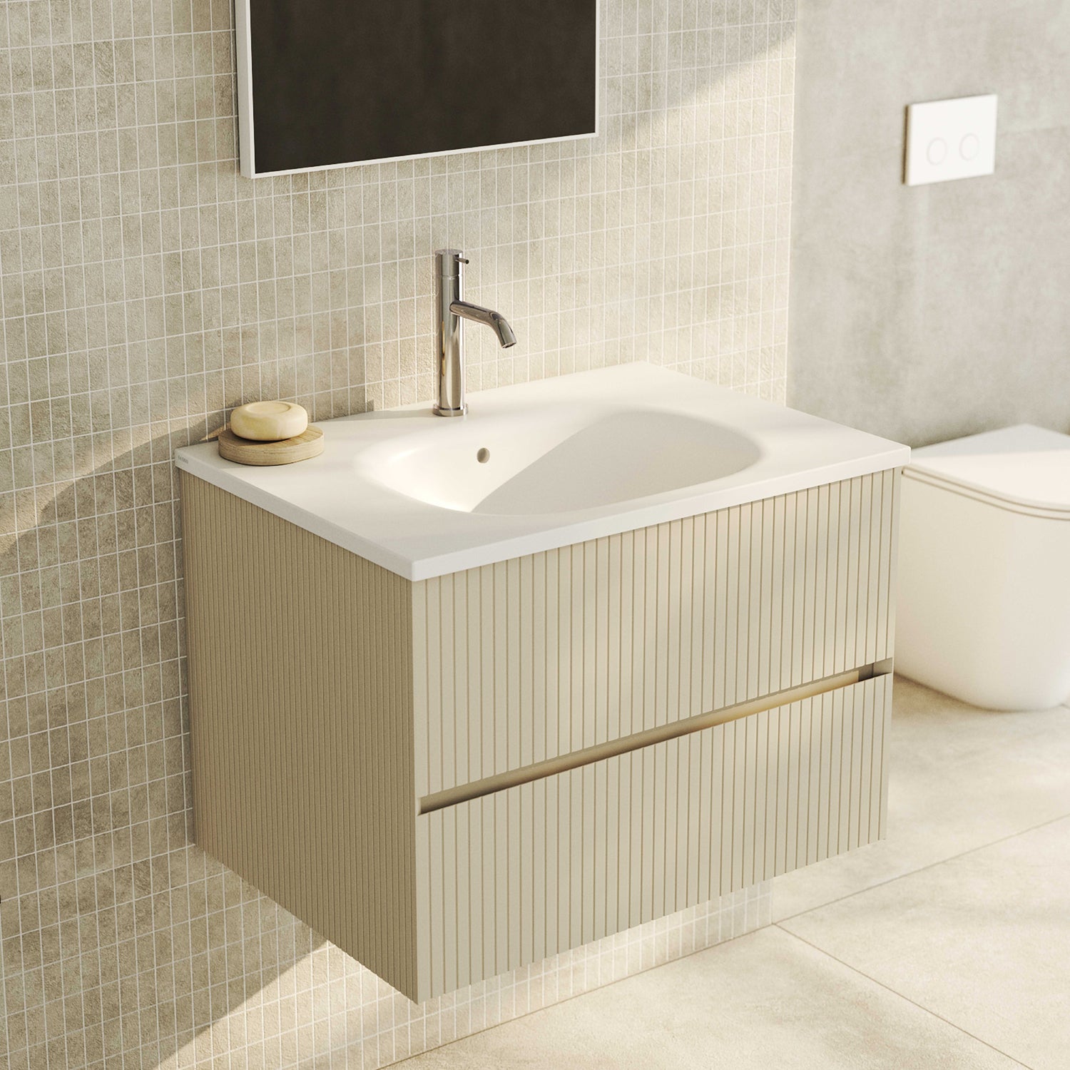 Lavabo sospeso o su base Boulevard 71x51x18 cm Ceramica Globo - Bianco lucido by CeramicStore | Lo specialista del tuo bagno