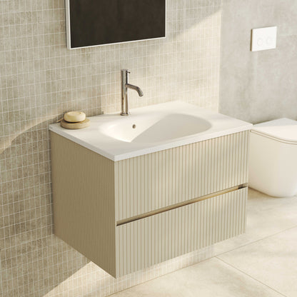 Lavabo sospeso o su base Boulevard 71x51x18 cm Ceramica Globo - Bianco lucido by CeramicStore | Lo specialista del tuo bagno