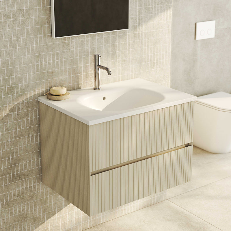 Lavabo sospeso o su base Boulevard 71x51x18 cm Ceramica Globo - Bianco lucido by CeramicStore | Lo specialista del tuo bagno