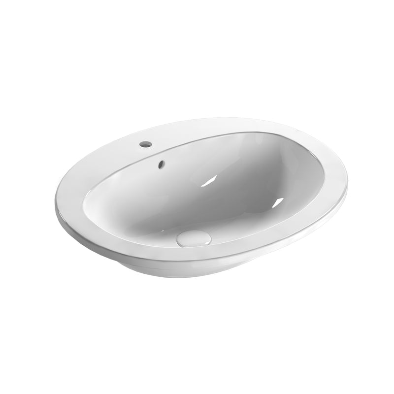 Lavabo a incasso Minori 56x48x20 cm Ceramica Globo - Bianco lucido by CeramicStore | Lo specialista del tuo bagno