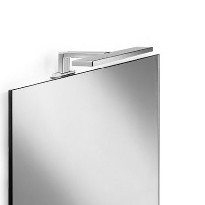 Lampada specchio a Led squadrata in alluminio cromato Lineabeta Ciari Distanza dallo specchio cm 11 by CeramicStore | Lo specialista del tuo bagno
