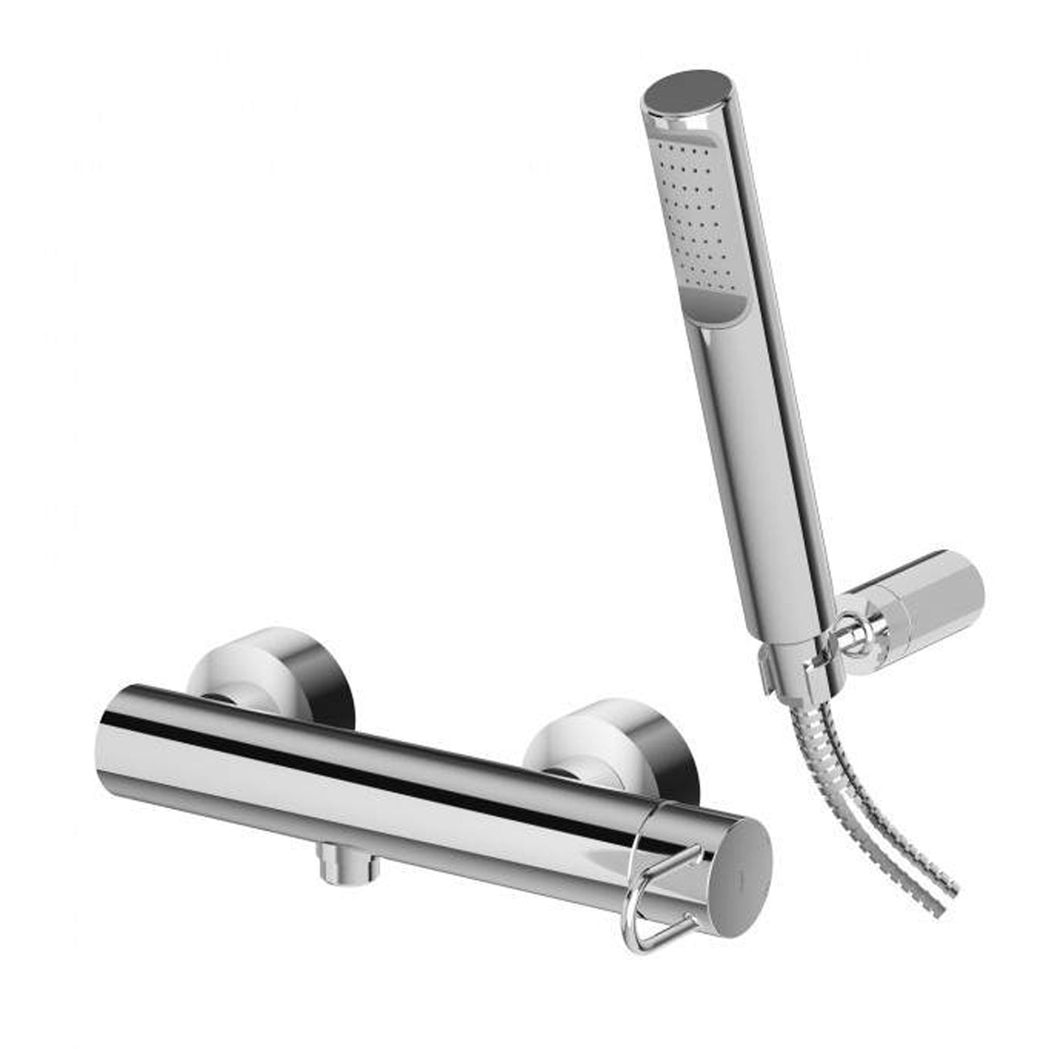 Miscelatore esterno doccia con doccetta e supporto snodato Paffoni Jocker cromato by CeramicStore | Lo specialista del tuo bagno