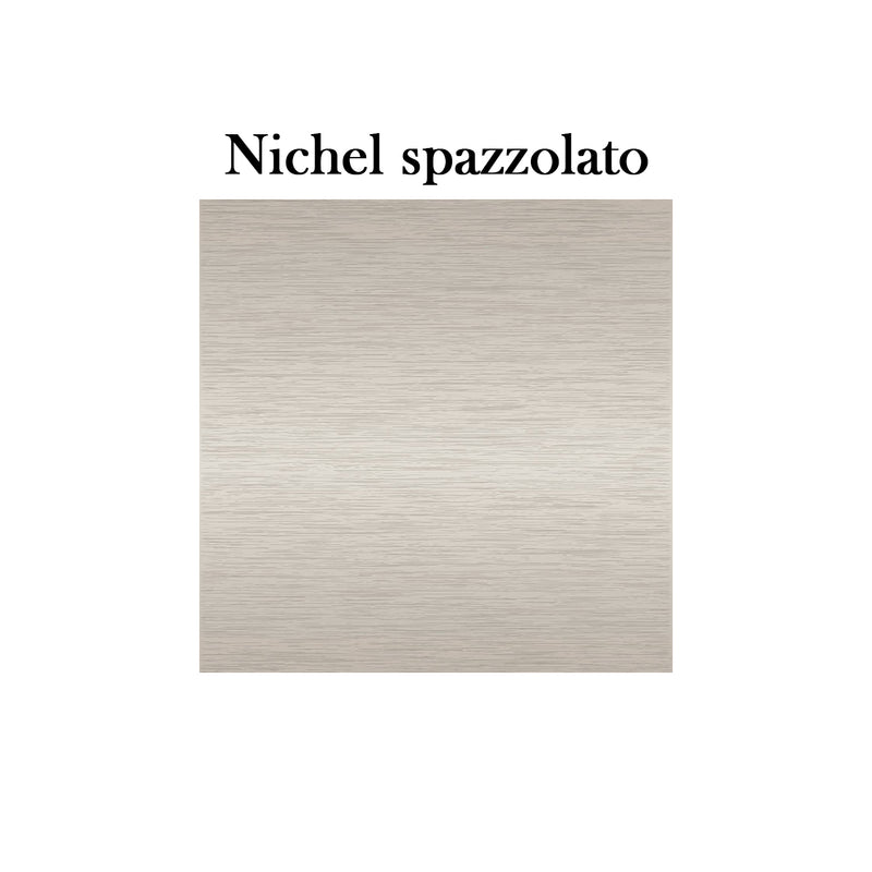 Colonna doccia nichel orientabile con soffione, doccino e termostatico TM3C by CeramicStore | Lo specialista del tuo bagno