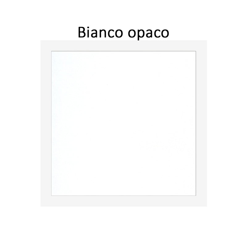 Colonna doccia bianco orientabile con soffione quadro, doccino e termostatico TM3C by CeramicStore | Lo specialista del tuo bagno