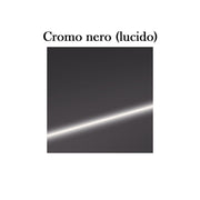 Colonna doccia cromo nero orientabile con soffione tondo, doccino e deviatore incorporato MX3C by CeramicStore | Lo specialista del tuo bagno