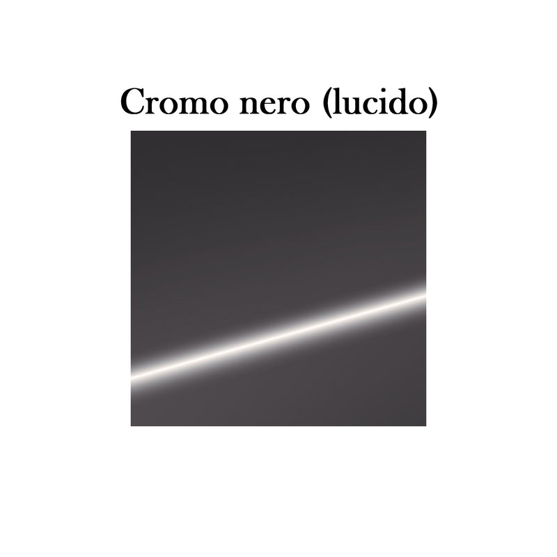 Colonna doccia cromo nero orientabile con soffione tondo, doccino e deviatore incorporato MX3C by CeramicStore | Lo specialista del tuo bagno