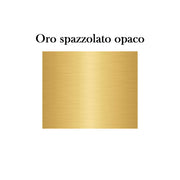 Colonna doccia oro spazzolato orientabile con soffione tondo, doccino e termostatico TM3C by CeramicStore | Lo specialista del tuo bagno