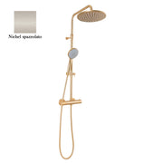 Colonna doccia nichel orientabile con soffione, doccino e deviatore incorporato MX3C by CeramicStore | Lo specialista del tuo bagno