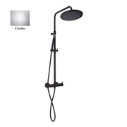 Colonna doccia cromo orientabile con soffione tondo, doccino e deviatore incorporato MX3C by CeramicStore | Lo specialista del tuo bagno