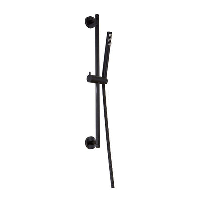 Saliscendi Stilo 18mm con doccia Ministar e flessibile nero by CeramicStore | Lo specialista del tuo bagno