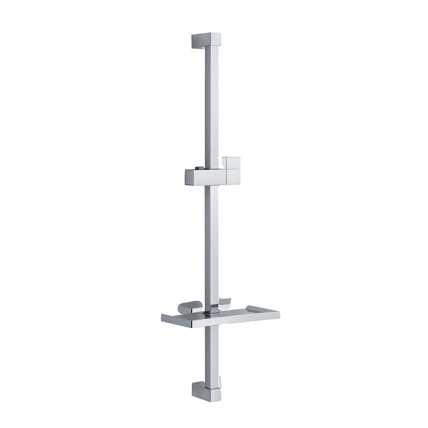 Saliscendi Design in acciaio 22x22mm con portasapone by CeramicStore | Lo specialista del tuo bagno