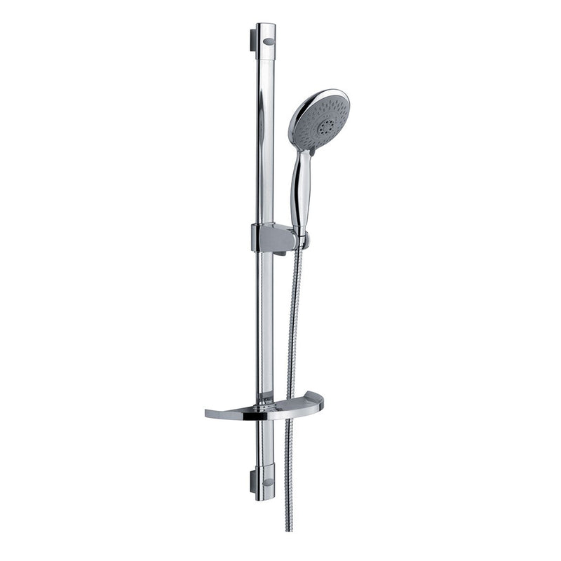 Saliscendi Minerva con asta ovale con doccia Tennis e portasapone by CeramicStore | Lo specialista del tuo bagno