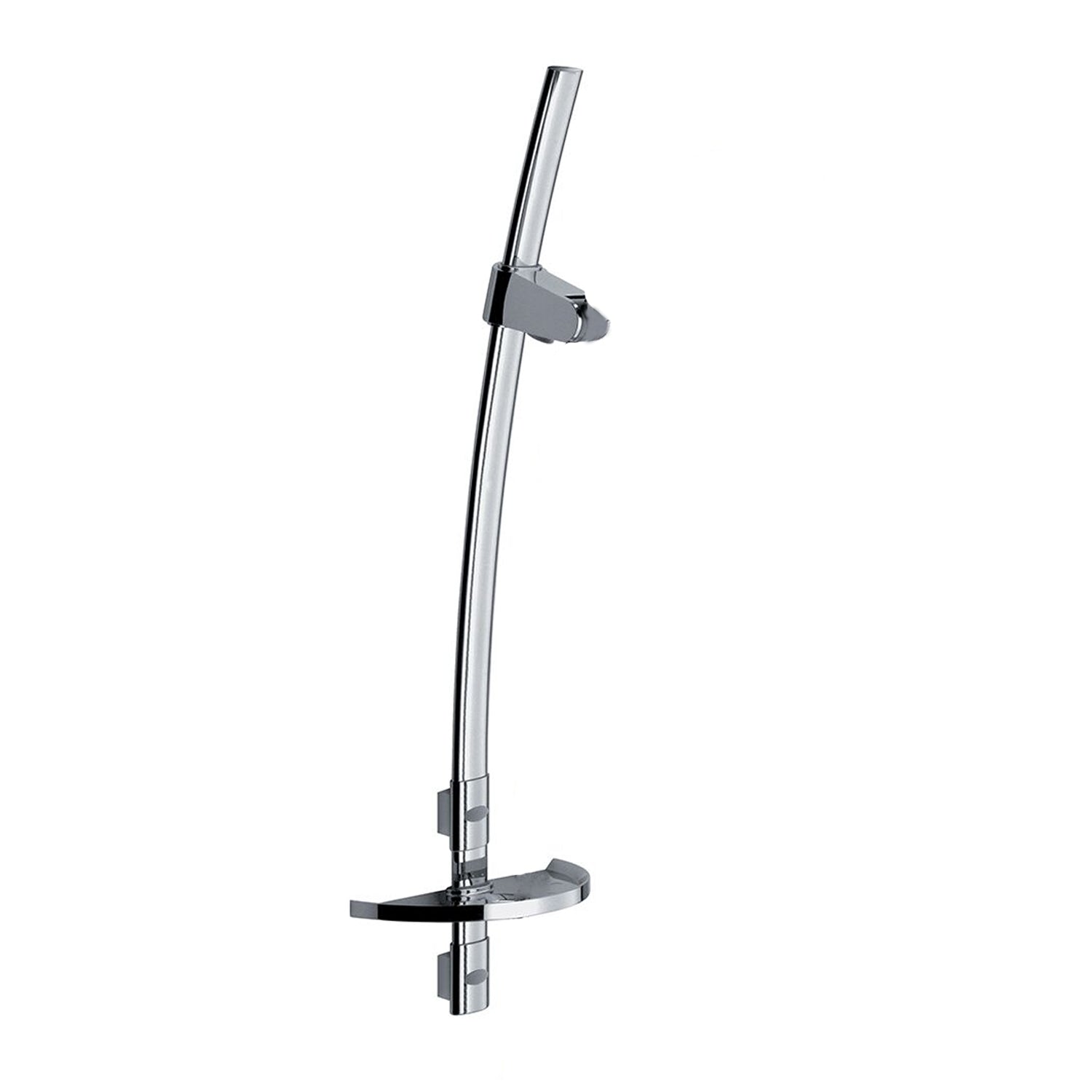 Saliscendi Venus con asta ovale h80cm con doccia Tennis e portasapone by CeramicStore | Lo specialista del tuo bagno