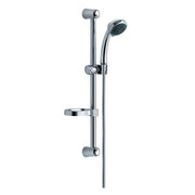 Saliscendi Rillo in acciaio 25mm con doccia Primula e portasapone by CeramicStore | Lo specialista del tuo bagno