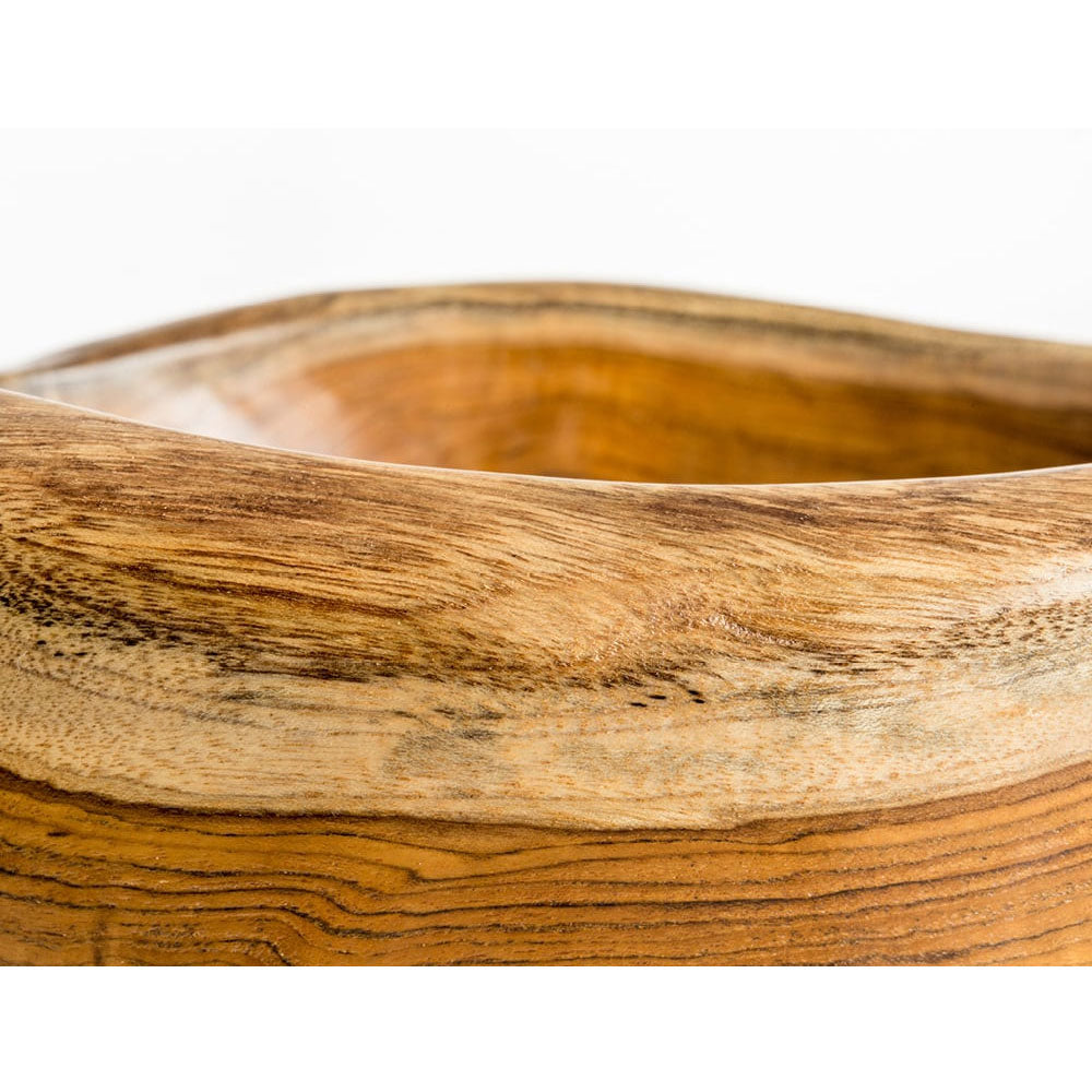 Lavandino da appoggio 'Sarong Basin' à˜ 35x18h cm by Cipi - radice di Teak