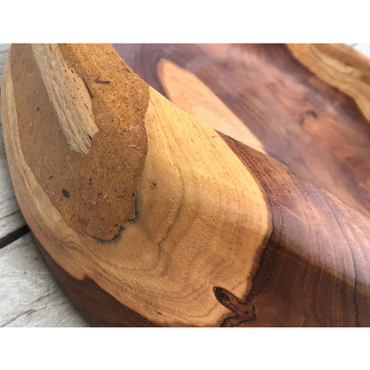 Lavandino da appoggio 'Bantul Basin' à˜ 40x10h cm by Cipi - radice di Teak