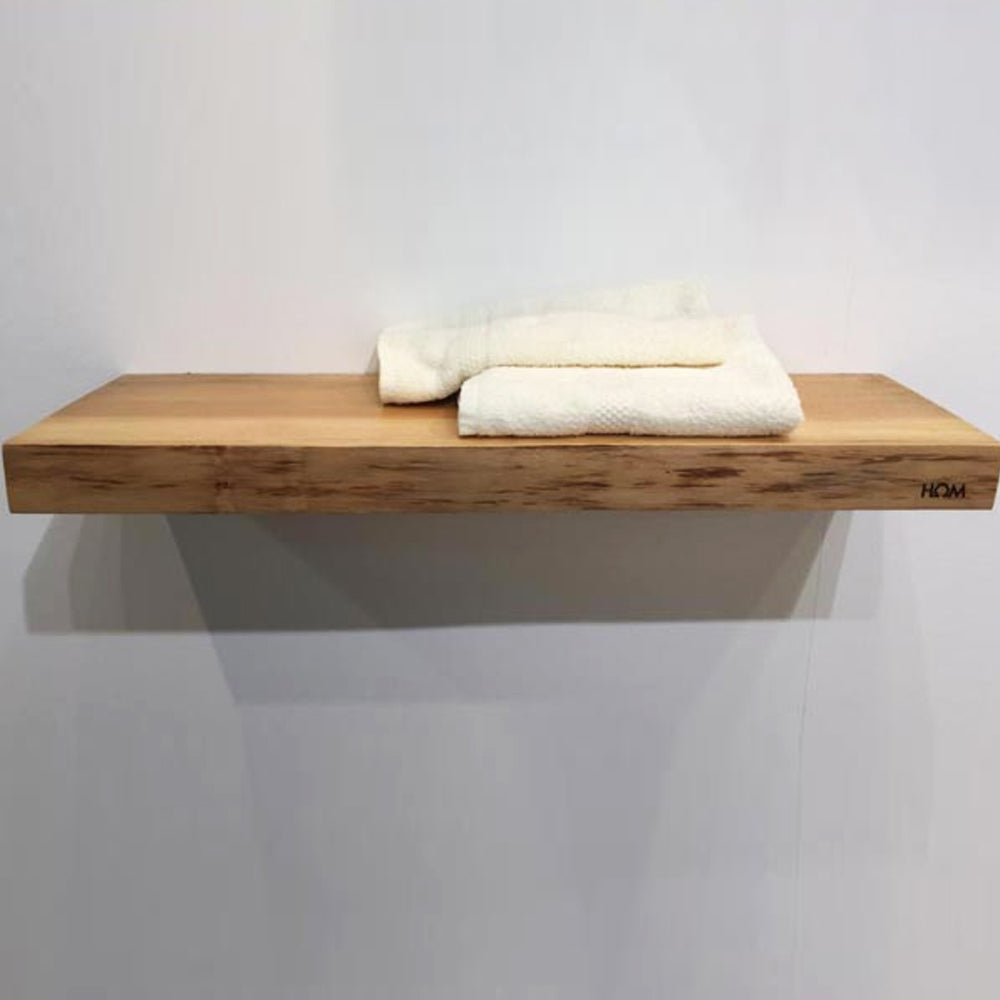 Mensola scaldante modello Segreto serie legno con colpo scaldante in ceramica 150W cm 75x24,5x5,3h Hom Warm by CeramicStore | Lo specialista del tuo bagno