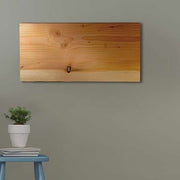 Scaldasalviette elettrico modello Xilo orizzontale 500 Watt serie legno con porta asciugamani cm 80x8x40h Hom Warm by CeramicStore | Lo specialista del tuo bagno