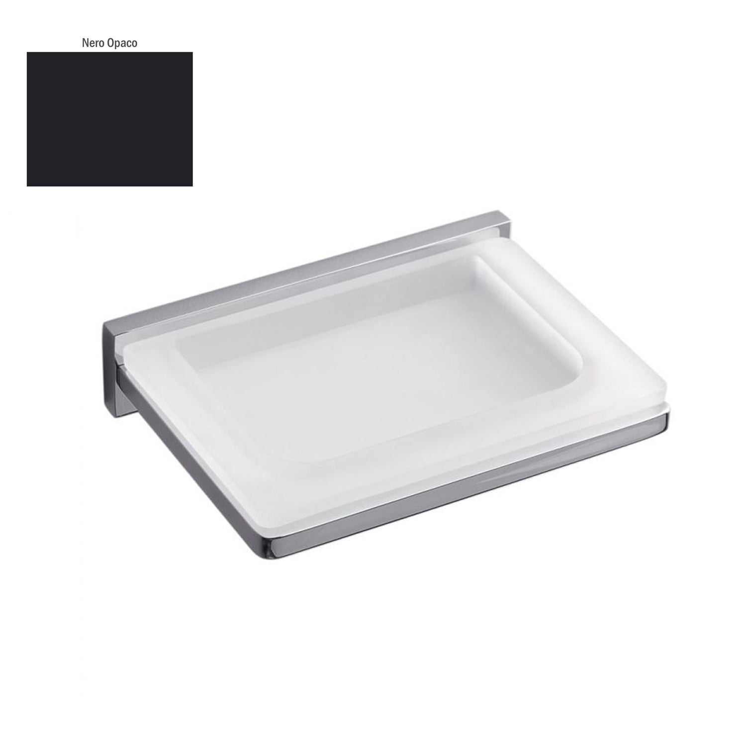 Porta sapone nero opaco collezione Look di Colombo Design by CeramicStore | Lo specialista del tuo bagno