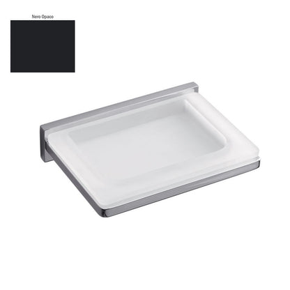 Porta sapone nero opaco collezione Look di Colombo Design by CeramicStore | Lo specialista del tuo bagno