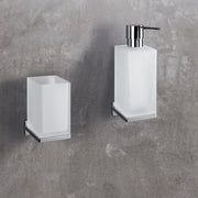 Porta bicchiere nero opaco collezione Look di Colombo Design