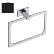 Porta salvietta ad anello nero opaco collezione Look di Colombo Design by CeramicStore | Lo specialista del tuo bagno