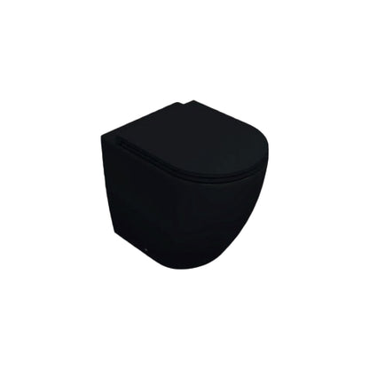 Sanitari Filomuro Rimless con copriwater Soft Close BathCore serie Infinity 53x36