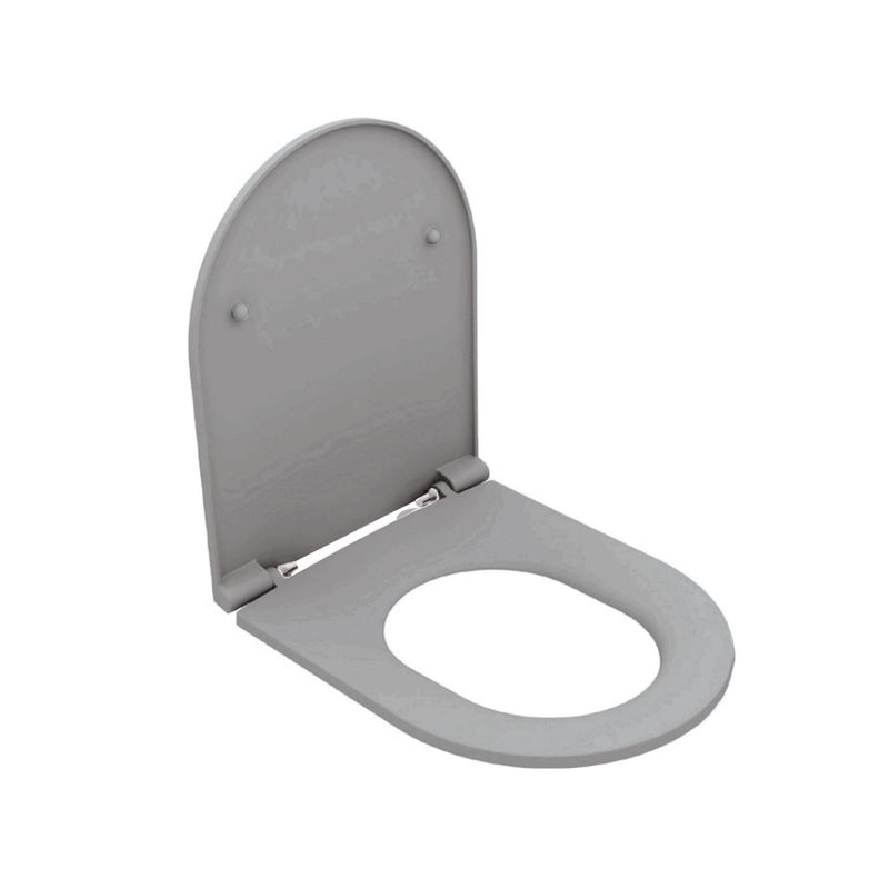 Copriwater Soft Close per vaso Filomuro BathCore serie Infinity color Grigio Pietra Opaco