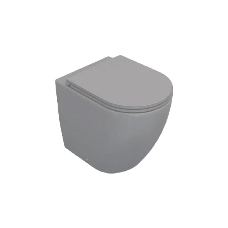 Sanitari Filomuro Rimless con copriwater Soft Close BathCore serie Infinity 53x36