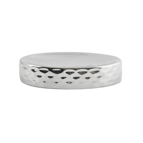 Porta sapone in ceramica phoenix argento