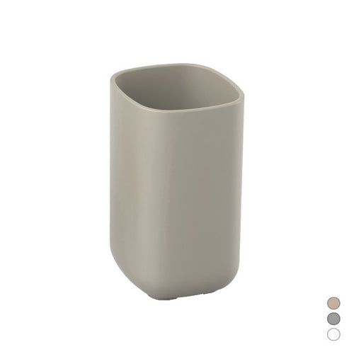 Porta spazzolini pod nero cm 7 x h.11 5 x 7