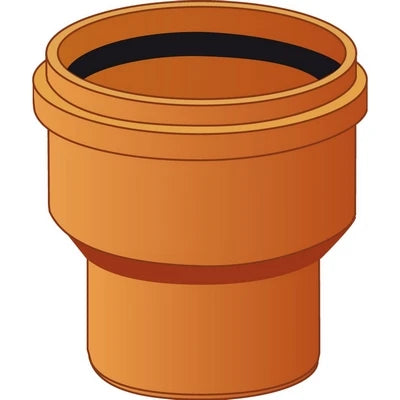 Riduzione conica concentrica pvc arancio diam. 125/110
